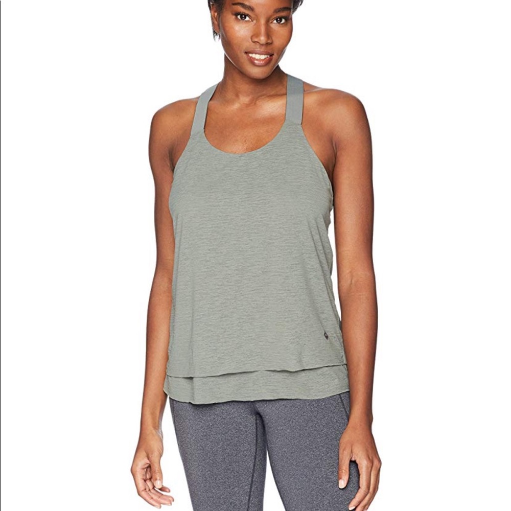 Prana Tonga Tank Green Jasper